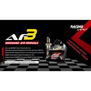 aRacer AF3 Professional Wideband with Bosch LSU 4.9 O2 Sensor (NEW)