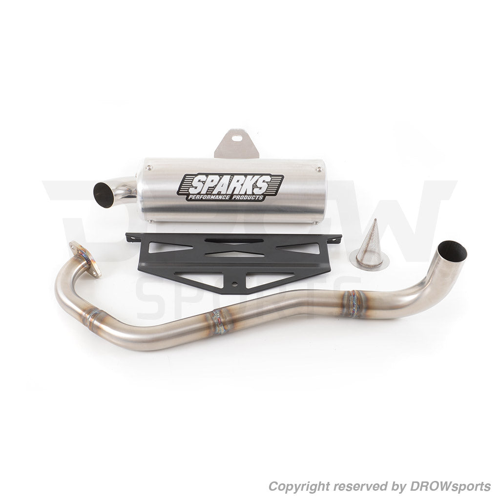 Sparks Racing Polaris RZR170 X-6 Stainless Steel Exhaust System 2010-2020