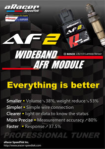aRacer AF2 Professional Wideband with Bosch LSU 4.9 O2 Sensor (NEW)
