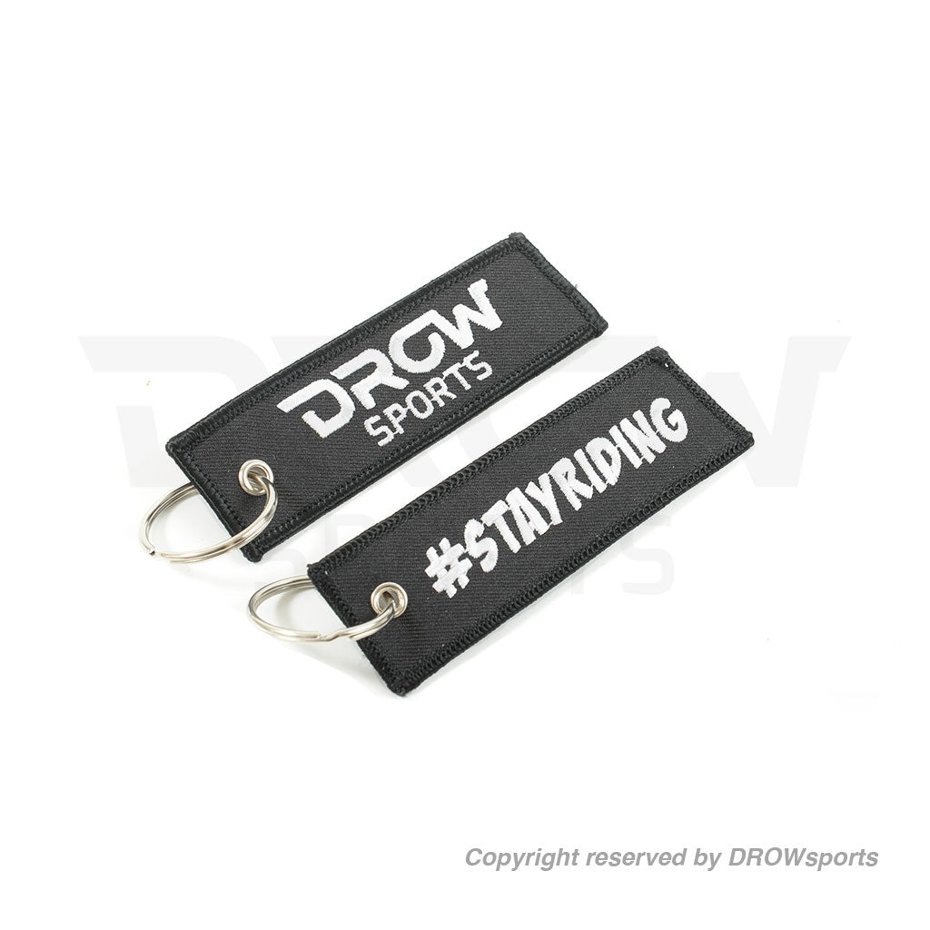 DROWsports Keychain Flight Tag #stayriding 